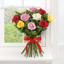 Bouquet 10 Mix Colored Roses